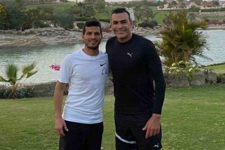 عصام الحضري وطارق حامد